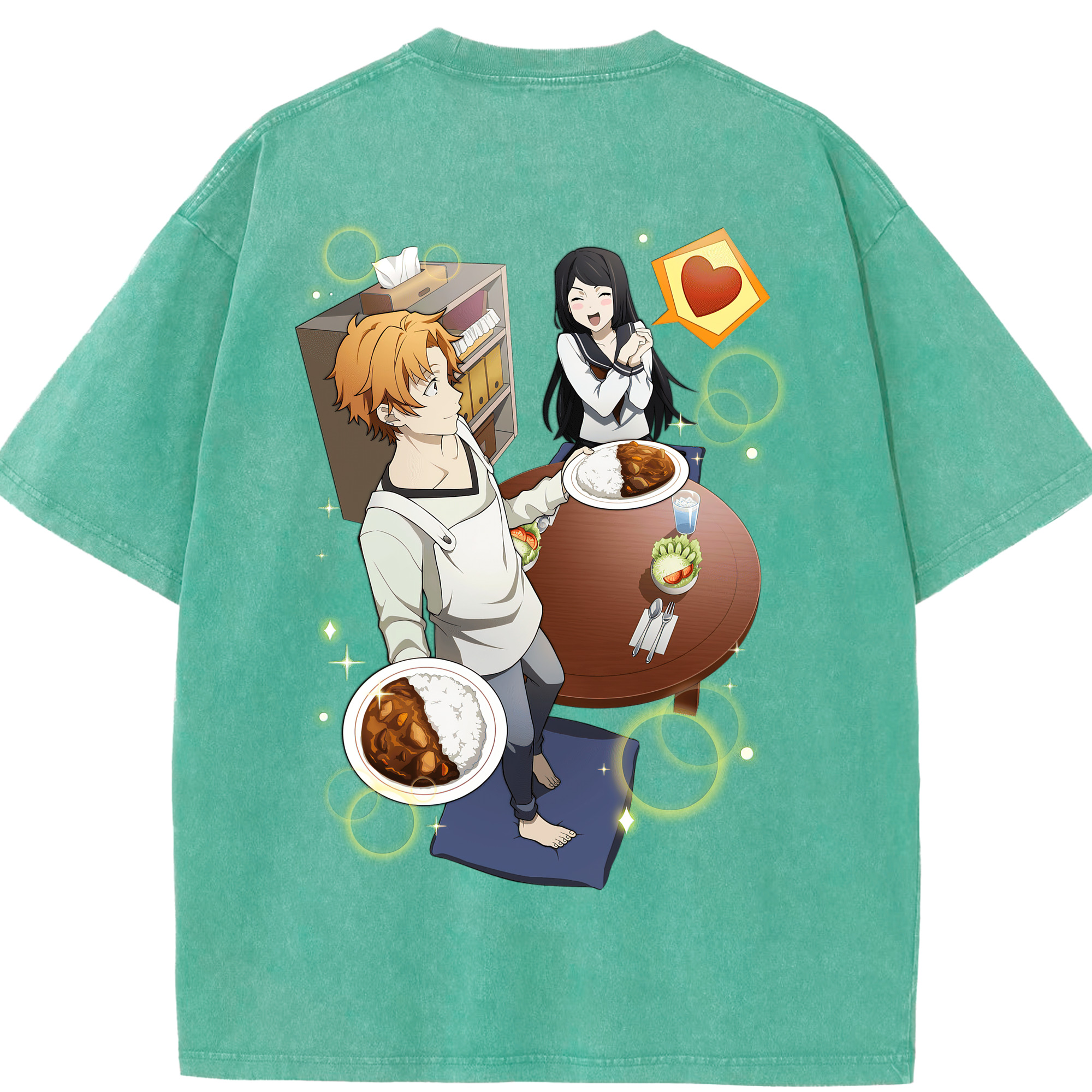 （画像用） 文豪ストレイドッグス Bungo Stray Dogs 綿100% ヴィンテージ風 半袖Tシャツ（背面プリント）
